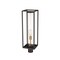 Z-Lite Dunbroch 1 Light Outdoor Post Mount Fixture, Deep Bronze + Outdoor Brass & Clear 584PHBR-DBZ-OBS - alternate 2